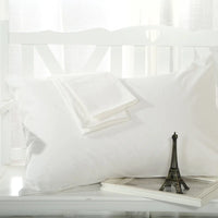 Taie d'oreiller 48x74 en coton doux et confortable blanc